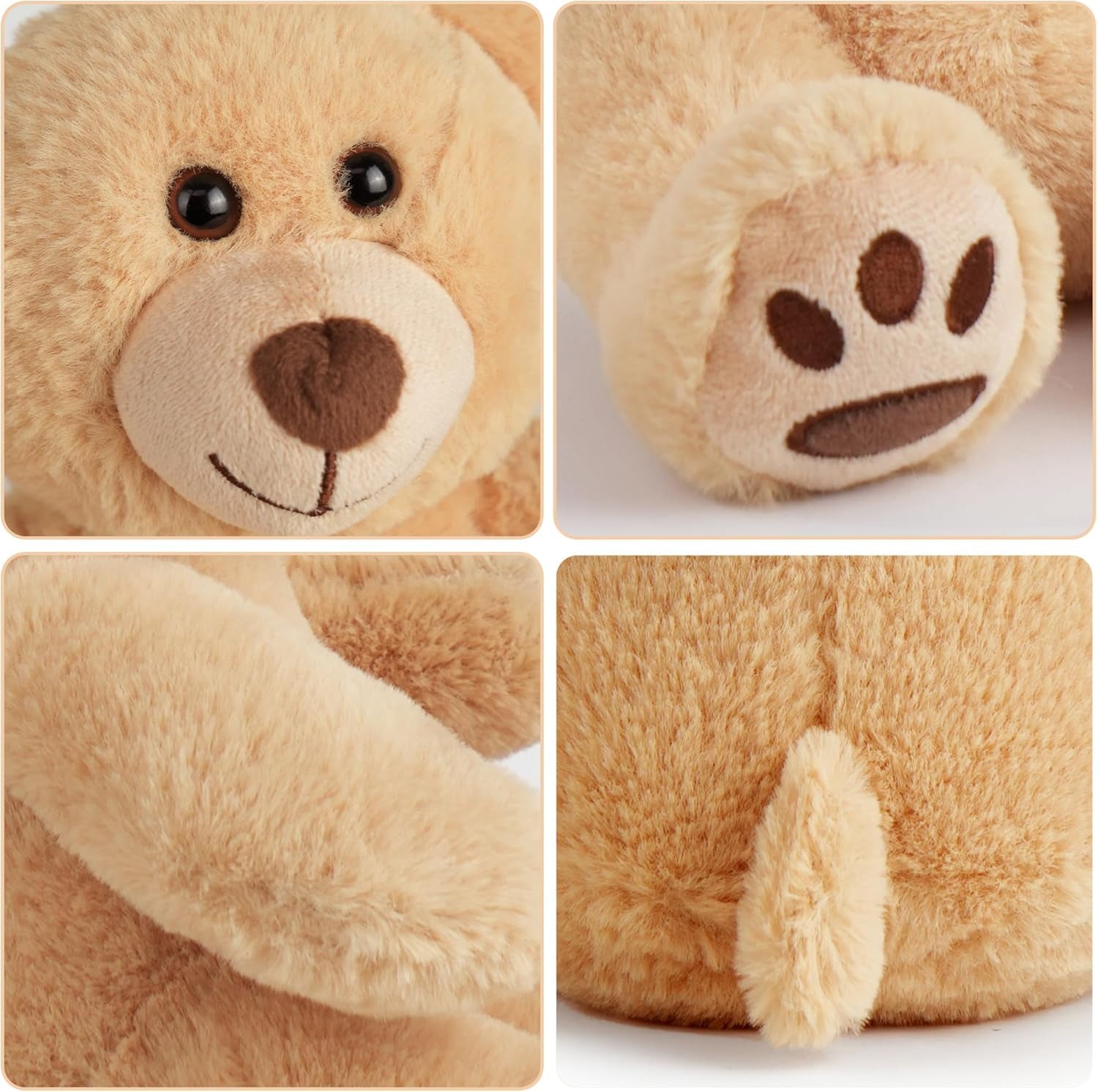 3 Feet Big Teddy Bear Stuffed Animals, Large Soft Bear Plush Toys with Footprint, Gifts for Kids, Wife, Girlfriends on Birthday Day, Valentine'S Day