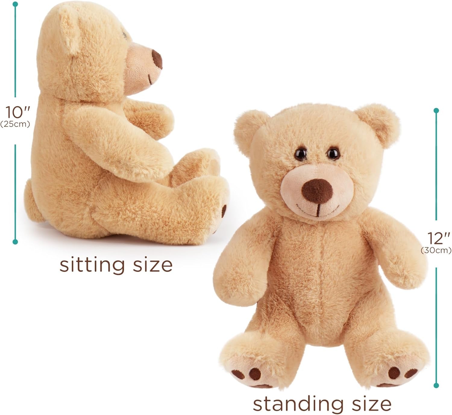 3 Feet Big Teddy Bear Stuffed Animals, Large Soft Bear Plush Toys with Footprint, Gifts for Kids, Wife, Girlfriends on Birthday Day, Valentine'S Day