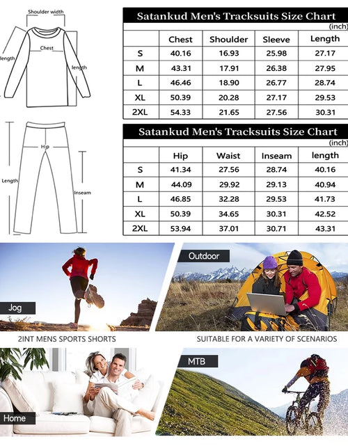 Load image into Gallery viewer, Men'S Tracksuits Sweatsuits for Men Set Track Suits 2 Piece Casual Athletic Jogging Warm up Full Zip Sweat Suits Navy 2XL
