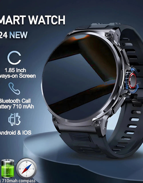 Load image into Gallery viewer, 1.85" Ultra HD Smartwatch GPS Bluetooth Call Health Monitoring Watch Gym Gift
