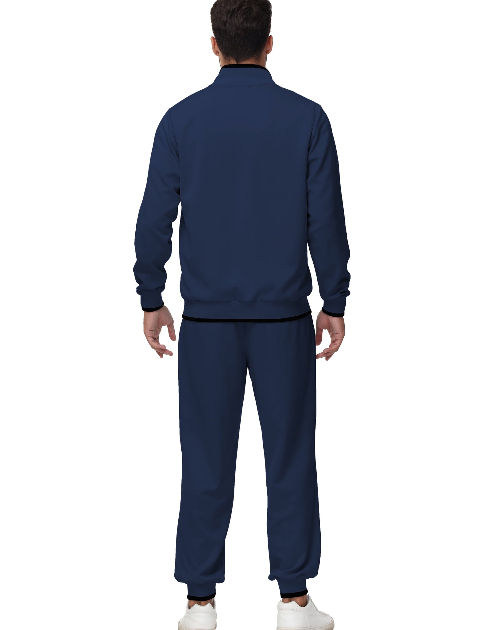 Men'S Tracksuits Sweatsuits for Men Set Track Suits 2 Piece Casual Athletic Jogging Warm up Full Zip Sweat Suits Navy 2XL