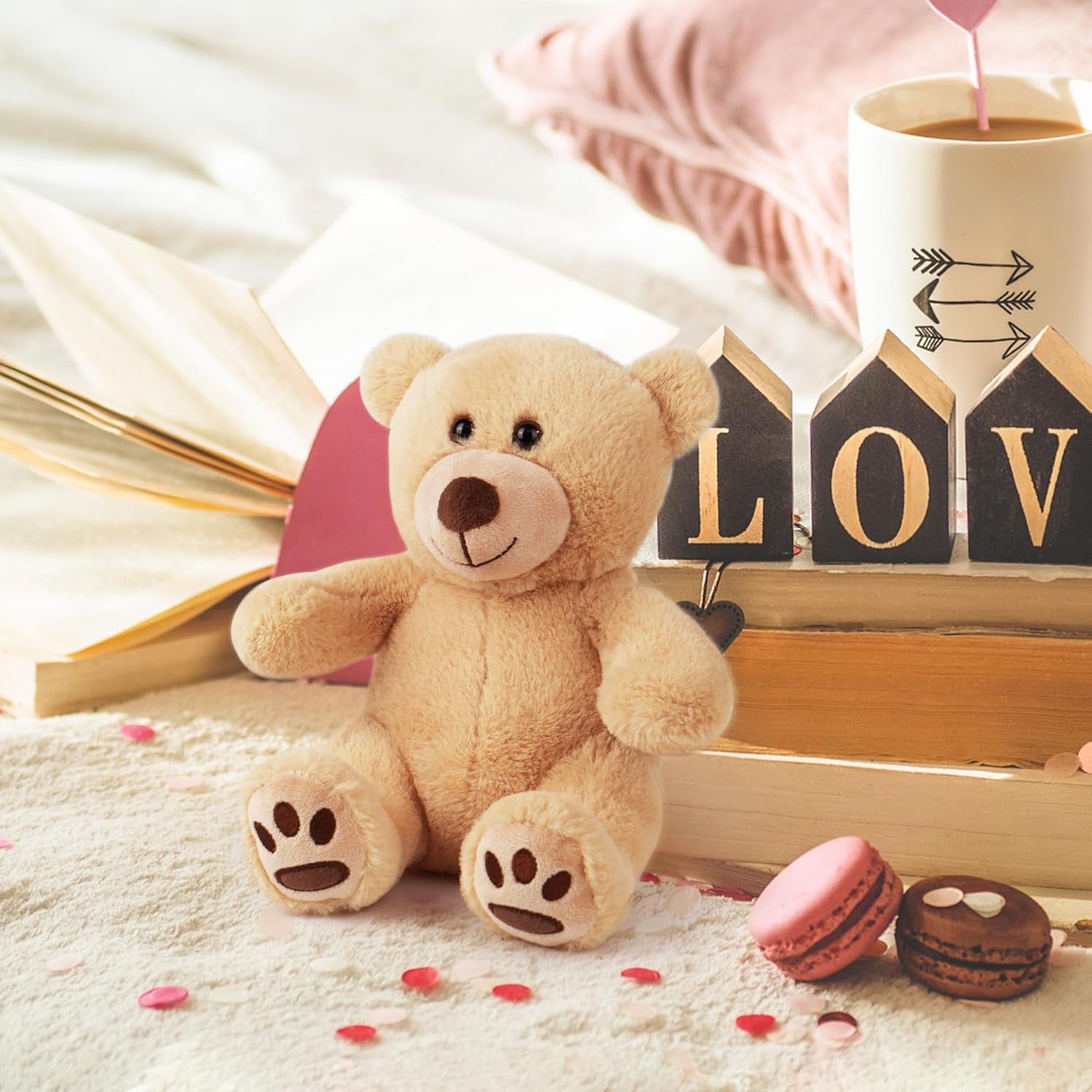 3 Feet Big Teddy Bear Stuffed Animals, Large Soft Bear Plush Toys with Footprint, Gifts for Kids, Wife, Girlfriends on Birthday Day, Valentine'S Day